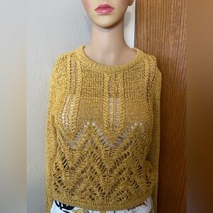 BCBG Maxazria Yellow Women's Sweater